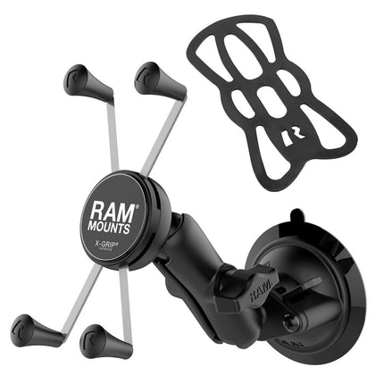 RAM Mounts - X-Grip Large Phone Mount with Twist-Lock Suction Cup - Medium - RAM-B-166-UN10U
