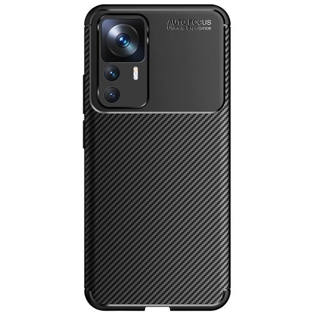 Xiaomi 12T Pro - Rugged Soft TPU Case - Black