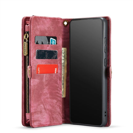 CASEME Samsung Galaxy A51 Vintage Portemonnee Hoesje - Red - Casebump