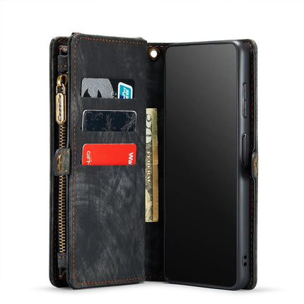 CASEME Samsung Galaxy A32 5G Vintage Portemonnee Hoesje - Black - Casebump