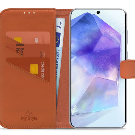 Samsung Galaxy A55 5G Rust Red Hoesje Hoesje - My Style - Casebump
