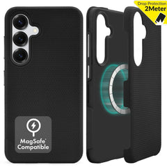 Samsung Galaxy S24 5G/S25 5G Black MagSafe Hoesje MagSafe Hoesje Zwart - My Style - Casebump