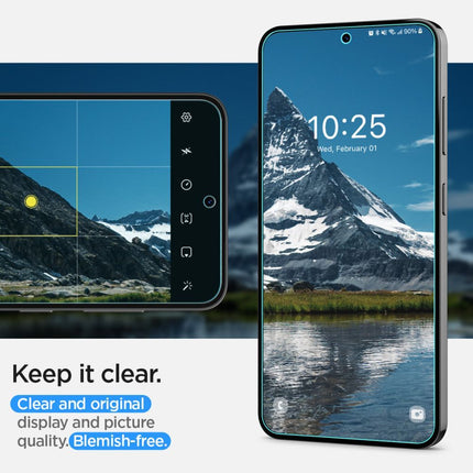 Spigen Neo Flex Screenprotector Samsung Galaxy S24 (2 Pack) - AFL07439 - Casebump
