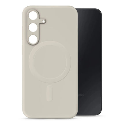 Samsung Galaxy S25 Fe 5G Antique White MagSafe Hoesje MagSafe Hoesje Wit - My Style - Casebump