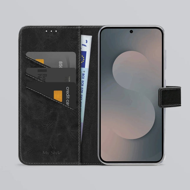 Samsung Galaxy S25 Fe 5G Black Hoesje Hoesje Zwart - My Style - Casebump