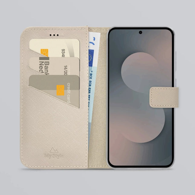 Samsung Galaxy S25 Fe 5G Warm Taupe Hoesje Taupe Hoesje Taupe - My Style - Casebump