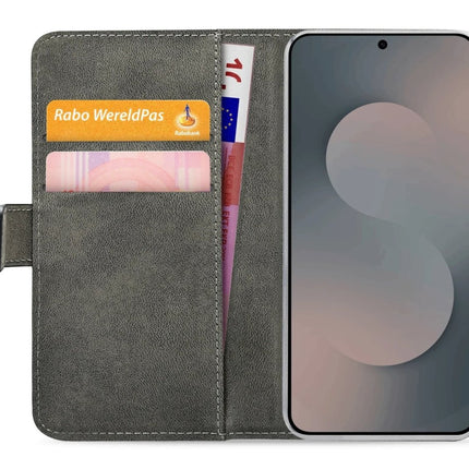 Samsung Galaxy S25 Fe Black Wallet Book Case Wallet Book Case Zwart - Mobilize - Casebump