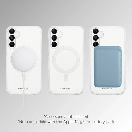 Samsung Galaxy S25 Fe Clear MagSafe Hoesje MagSafe Hoesje Transparant - Mobilize - Casebump