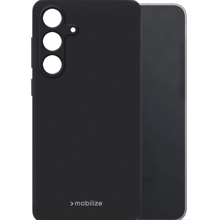 Samsung Galaxy S25 Fe Matt Black Gelly Case Gelly Case Zwart - Mobilize - Casebump