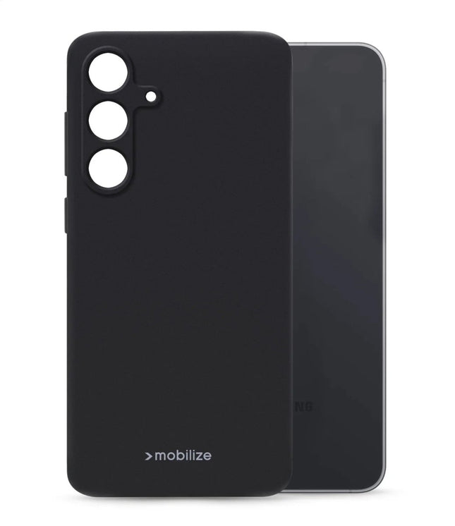 Samsung Galaxy S25 Fe Matt Black Gelly Case Gelly Case Zwart - Mobilize - Casebump