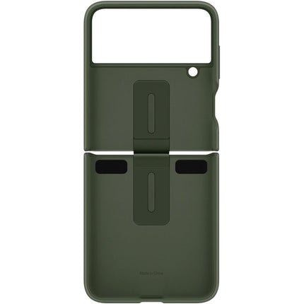 Samsung Galaxy Z Flip4 Silicone Cover With Ring (Khaki) EF-PF721TG - Casebump