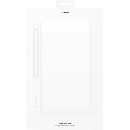 Samsung Galaxy Tab S10 FE+ - Book Cover - White - EF-BX620PWEGWW
