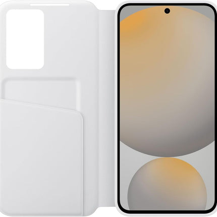Samsung Galaxy S24 FE - Smart View Wallet Case - White - EF-ZS721CWEGWW