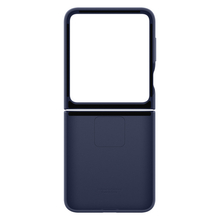 Samsung Galaxy Z Flip7 FE / Z Flip6 - Silicone Cover with Ring - Navy - EF-PF741TNEGWW