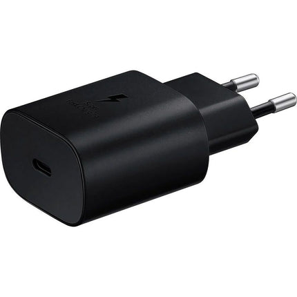 Samsung 25W USB-C Adapter - Black - GP-PTU021SOABQ/GP-TOU021RFBBW - TA800 - (bulk packed)