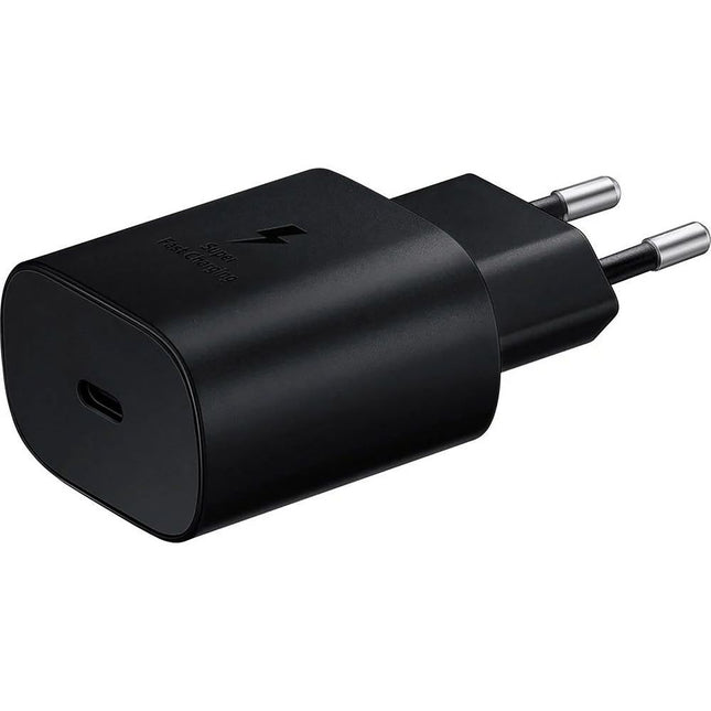 Samsung 25W USB-C Adapter - Black - GP-PTU021SOABQ/GP-TOU021RFBBW - TA800 - (bulk packed)