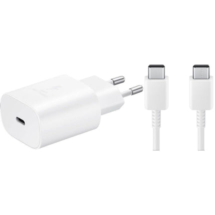 Samsung 25W USB-C Adapter - White - GP-PTU021SOAWQ/GP-TOU021RFBWW - TA800 - (bulk packed)