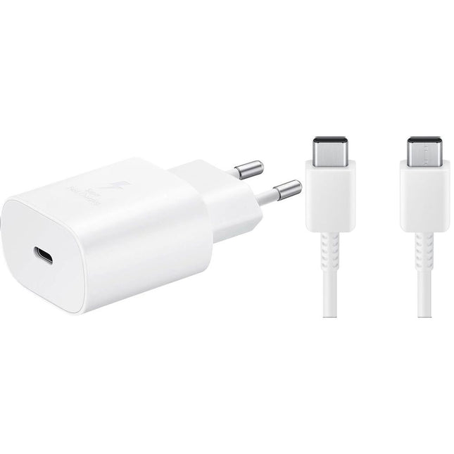 Samsung 25W USB-C Adapter - White - GP-PTU021SOAWQ/GP-TOU021RFBWW - TA800 - (bulk packed)