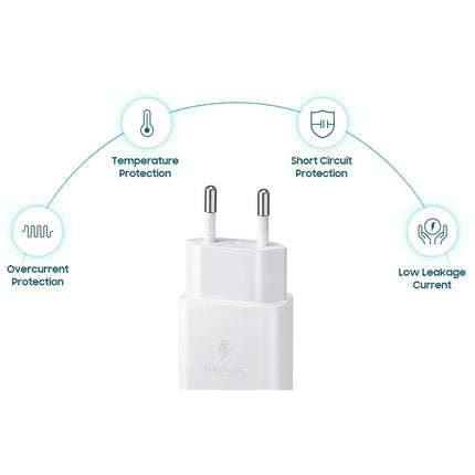 Samsung 15W USB-C Adapter - White - EP-T1510NWEGEU
