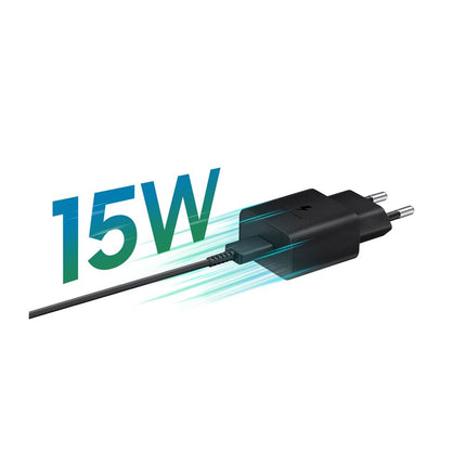 Samsung 15W USB-C Adapter - Black - EP-T1510NBEGEU