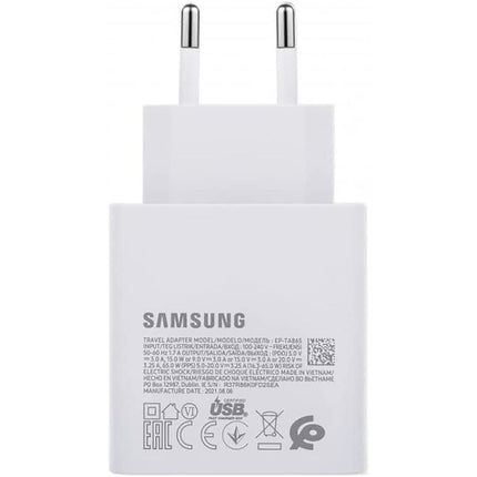 Samsung 65W USB-C Adapter - White - GP-PTU020SODWQ - TA865 - (bulk packed)