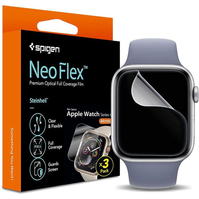 Spigen Screenprotector Apple Watch 40/41mm - Neo Flex 3 Pack - Clear