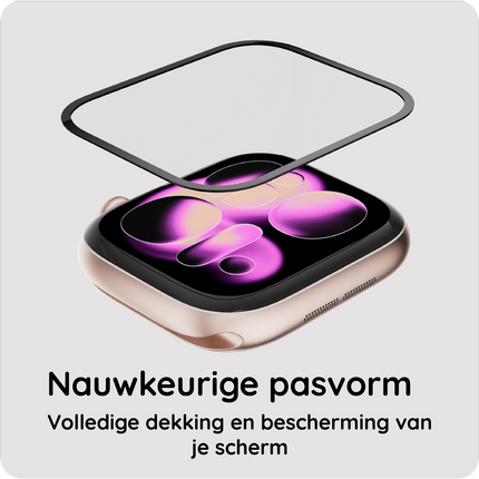 Apple Watch 42mm - 2 pack - Screenprotector Tempered Glass