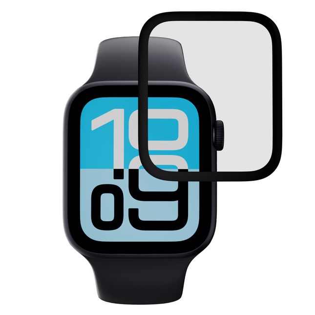Apple Watch 44mm - 2 pack - Screenprotector Tempered Glass