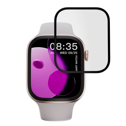 Apple Watch 46mm - 2 pack - Screenprotector Tempered Glass