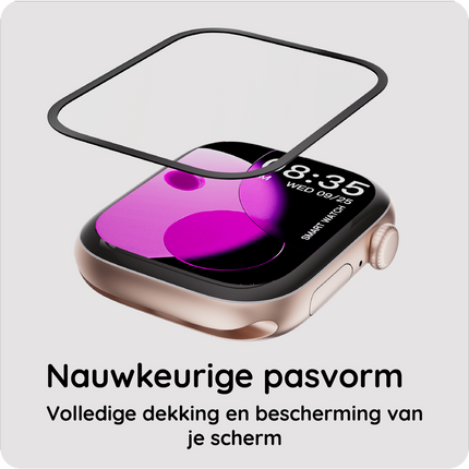 Apple Watch 46mm - 2 pack - Screenprotector Tempered Glass