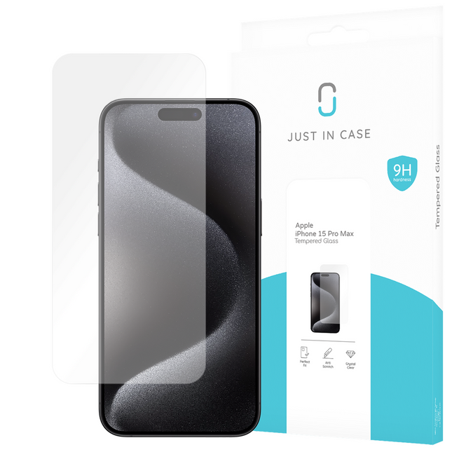 iPhone 15 Pro Max - Screenprotector Tempered Glass