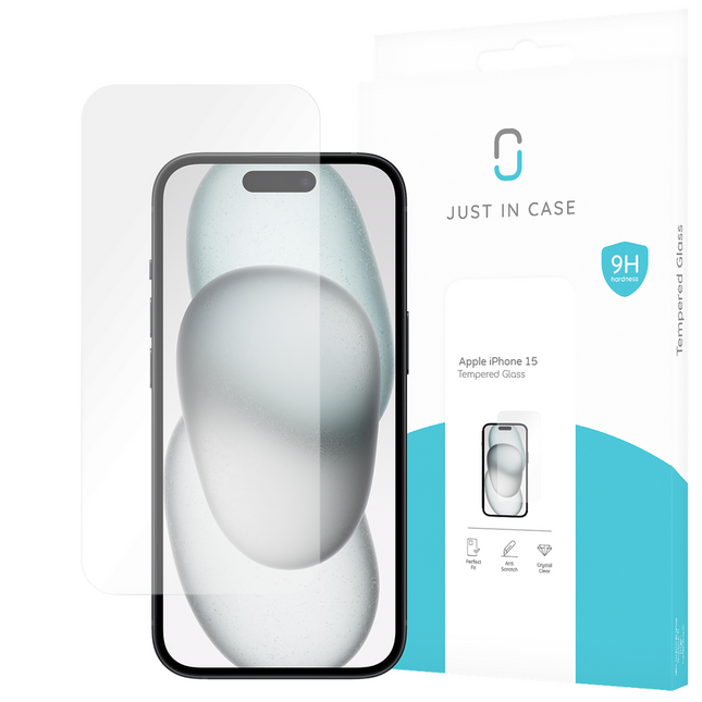 iPhone 15 - Screenprotector Tempered Glass