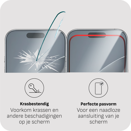 iPhone 18 Pro Max / 17 Pro Max / 16 Pro Max - Screenprotector Tempered Glass