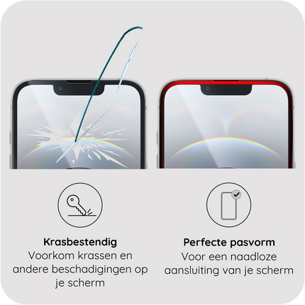 iPhone 17e / 16e Tempered Glass -  Screenprotector - Clear