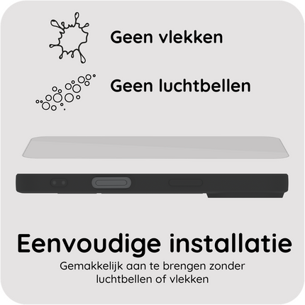iPhone 17e / 16e Tempered Glass -  Screenprotector - Clear