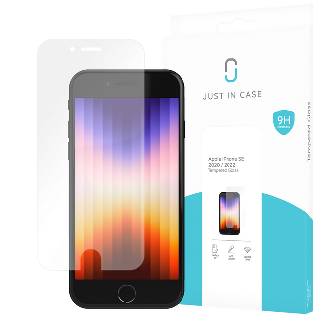iPhone SE 2020/SE 2022 - Screenprotector Tempered Glass