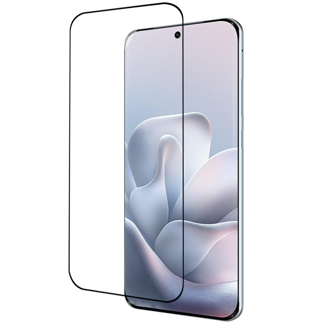 Motorola Edge 70 Fusion - Full Cover Screenprotector Tempered Glass - Black