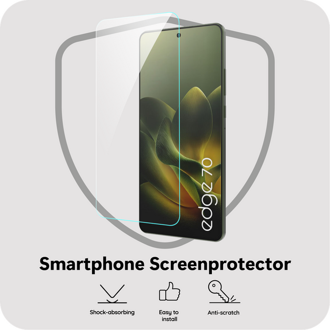 Motorola Edge 70 - Screenprotector Tempered Glass
