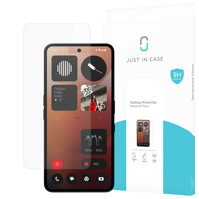 Nothing Phone (3a) / (3a) Pro - Screenprotector Tempered Glass