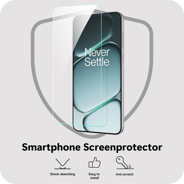 OnePlus 15R - Screenprotector Tempered Glass