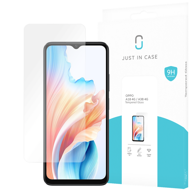 Oppo A38 4G / A18 4G - Screenprotector Tempered Glass