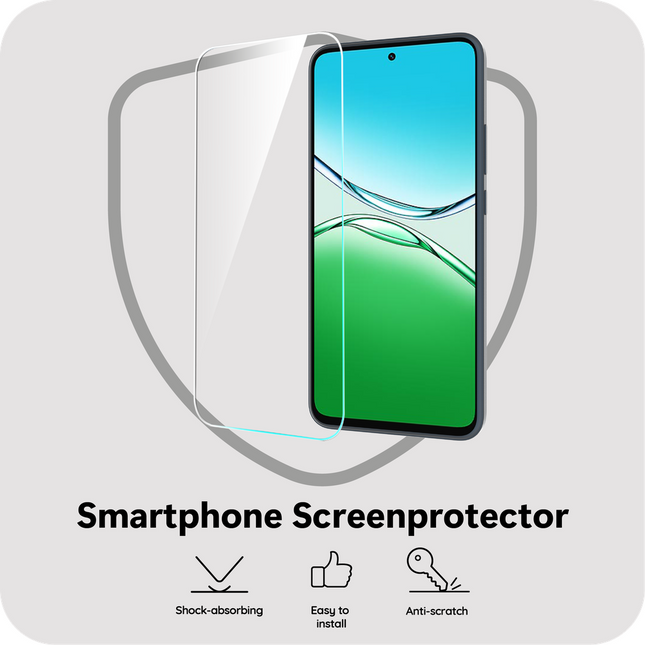 Oppo A5x - Screenprotector Tempered Glass