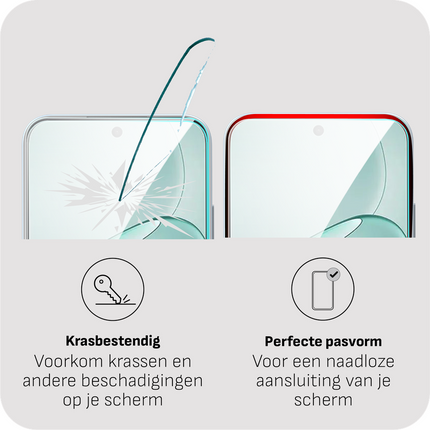 Oppo A6 Pro - Screenprotector Tempered Glass