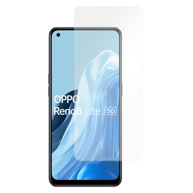 Oppo Reno8 Lite - Screenprotector Tempered Glass