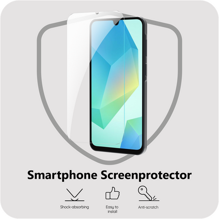 Samsung Galaxy A18 / A17 / A16 - Screenprotector Tempered Glass