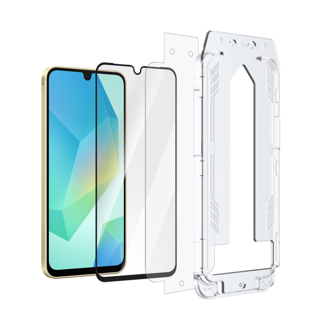 Samsung Galaxy A18 / A17 / A16 - Tempered Glass Screenprotector with Applicator - 1 Pack