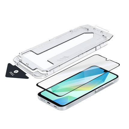 Samsung Galaxy A18 / A17 / A16 - Tempered Glass Screenprotector with Applicator - 1 Pack