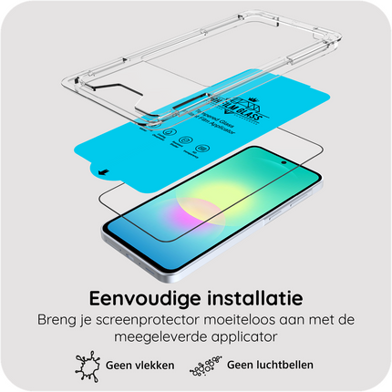 Samsung Galaxy A27 - Tempered Glass Screenprotector with Applicator - 1 Pack