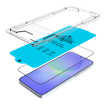 Samsung Galaxy A37 - Tempered Glass Screenprotector with Applicator - 2 Pack