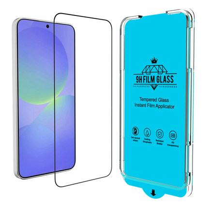 Samsung Galaxy A37 - Tempered Glass Screenprotector with Applicator - 2 Pack